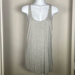 NWT Old Navy grey studded racerback tank